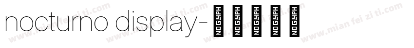 nocturno display字体转换